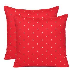 Cushion Cover Silk Pillow Cover Decorative Art Silky Cushion Case Living Room.